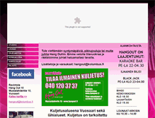 Tablet Screenshot of hangout.fi